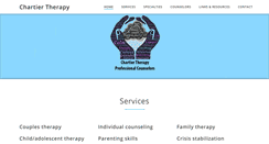 Desktop Screenshot of chartiertherapy.com